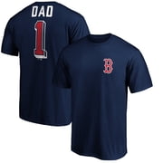 Mens Navy Boston Red Sox Number One Dad T-Shirt