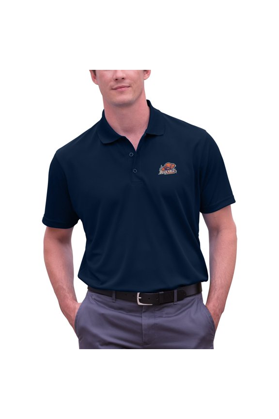 Men's Navy Bucknell Bison Big & Tall Vansport Omega Tech Polo