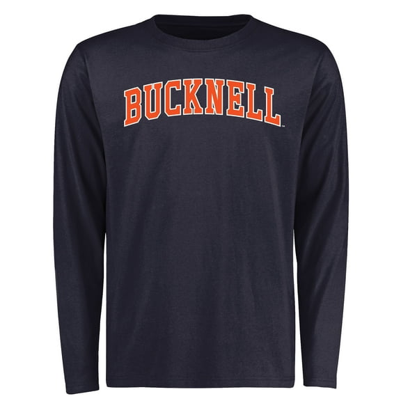 Men's Navy Bucknell Bison Everyday Long Sleeve T-Shirt