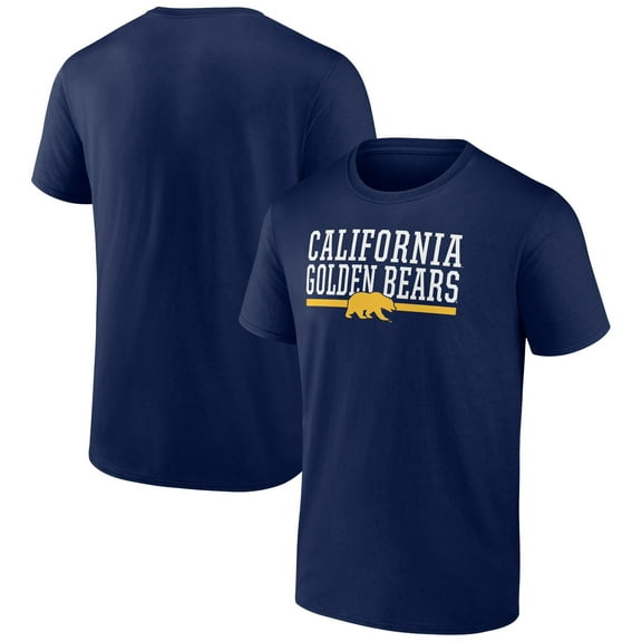 Men's Navy Cal Bears Collegiate Stack T-Shirt