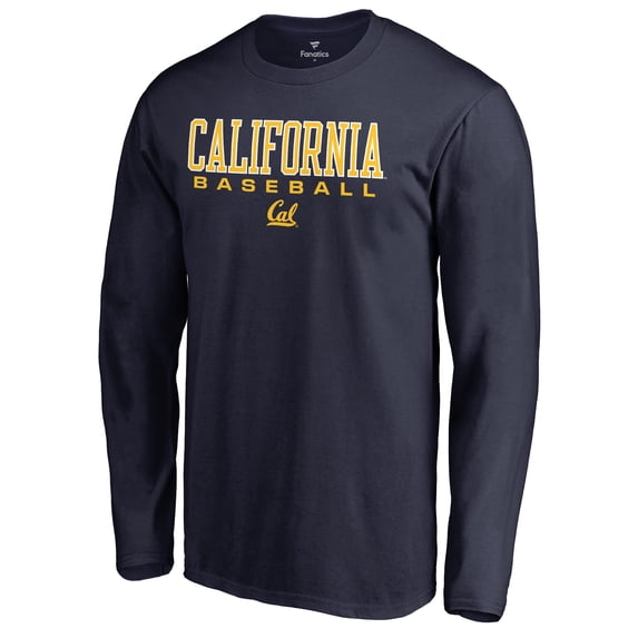 Men's Navy Cal Bears Team Unity Baseball Long Sleeve T-Shirt