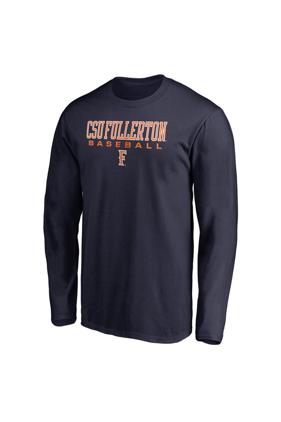Men's Navy Cal State Fullerton Titans Team Unity Baseball Long Sleeve T-Shirt