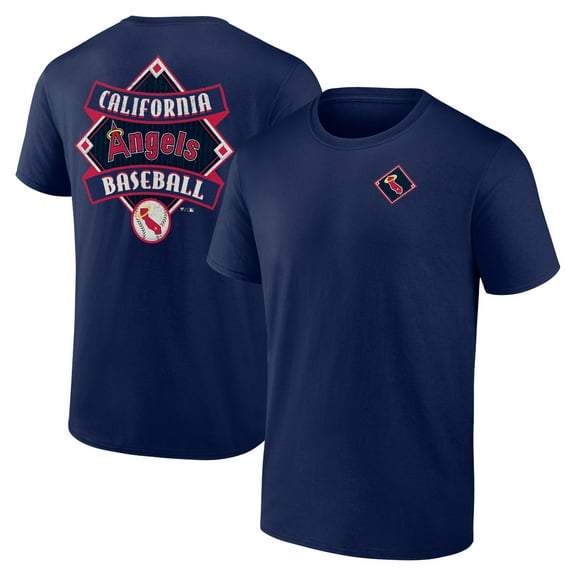 Men's Navy California Angels Cooperstown Collection Field Play T-Shirt
