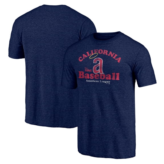 Men's Navy California Angels Our Game Tri-Blend T-Shirt