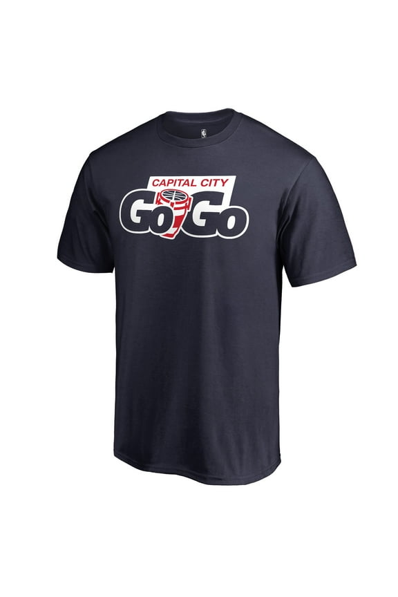 Men's Navy Capital City Go-Go Primary Logo T-Shirt