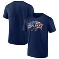 thumbnail image 1 of Men's Navy Carolina Panthers Banner Wave Logo T-Shirt, 1 of 3