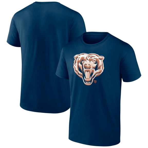 Men's  Navy Chicago Bears Chrome Dimension T-Shirt