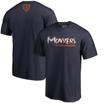 Men's Navy Chicago Bears Monsters T-Shirt