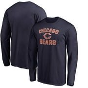NFL Men's Navy Chicago Bears Victory Arch Long Sleeve T-Shirt