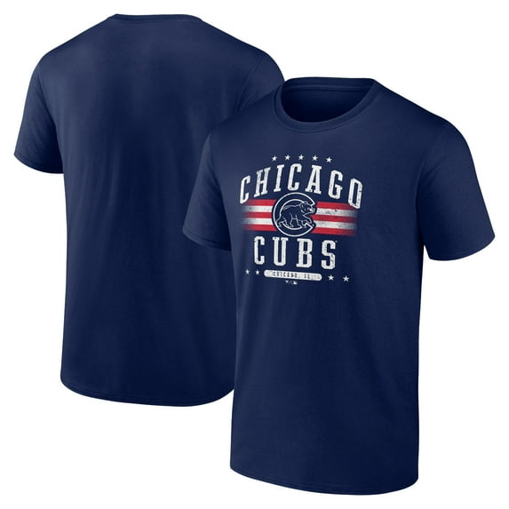 Men's Navy Chicago Cubs Americana Team T-Shirt