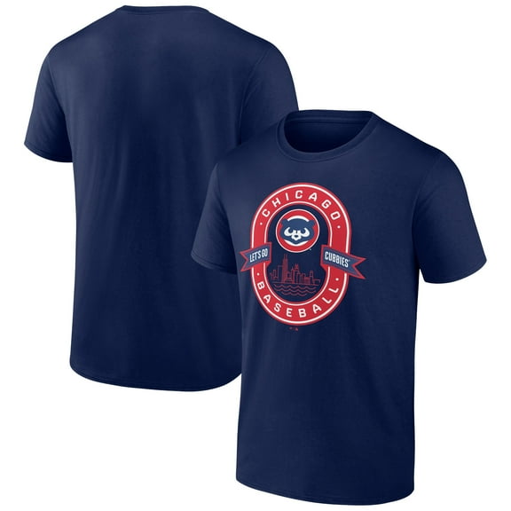 Men's Navy Chicago Cubs Glory Bound Let's Go Cubbies T-Shirt