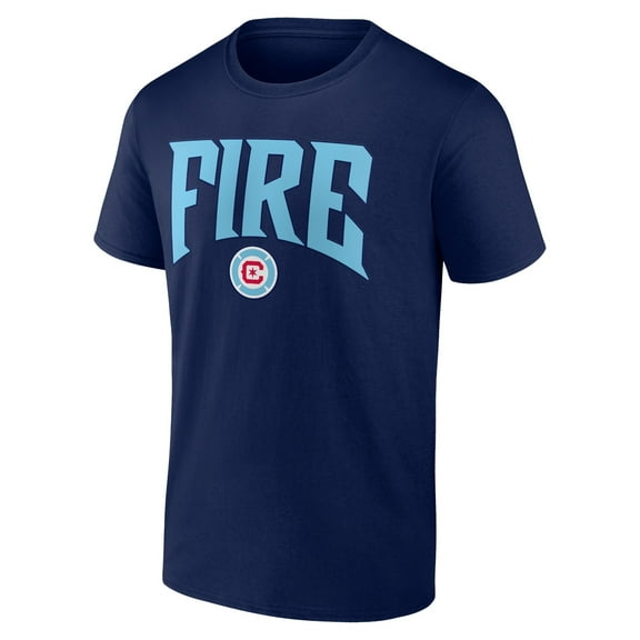 Men's Navy Chicago Fire Team Chant T-Shirt