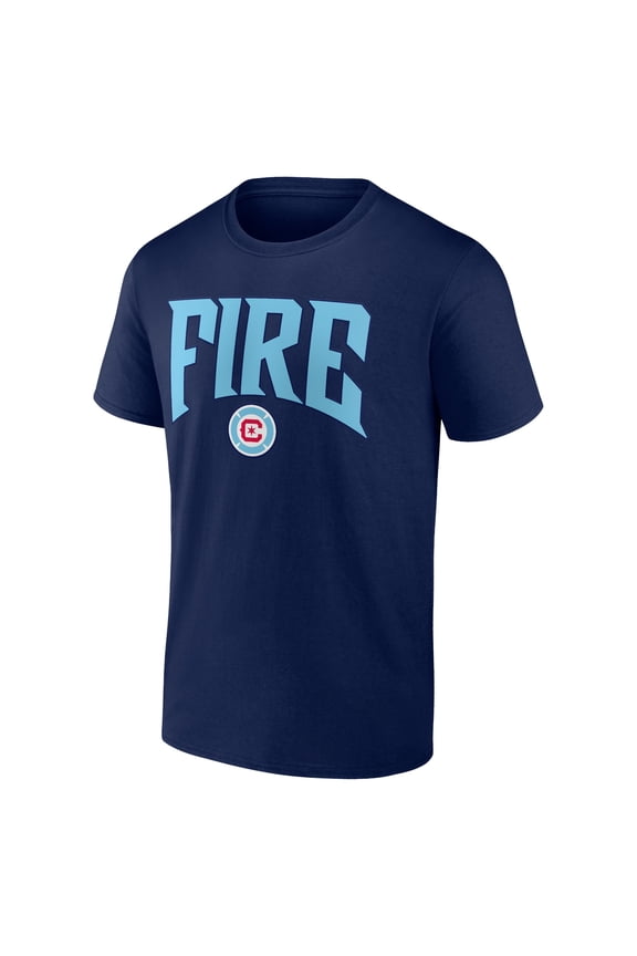 Men's Navy Chicago Fire Team Chant T-Shirt
