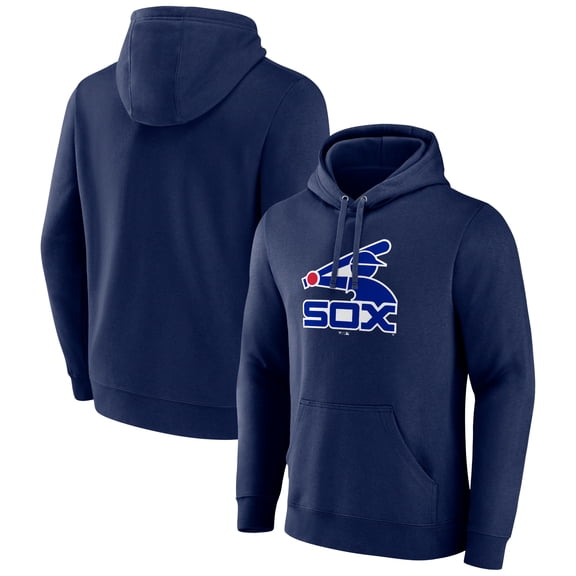 Men's Navy Chicago White Sox Cooperstown Collection Pullover Hoodie