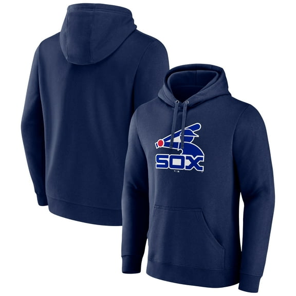 Men's Navy Chicago White Sox Cooperstown Collection Pullover Hoodie