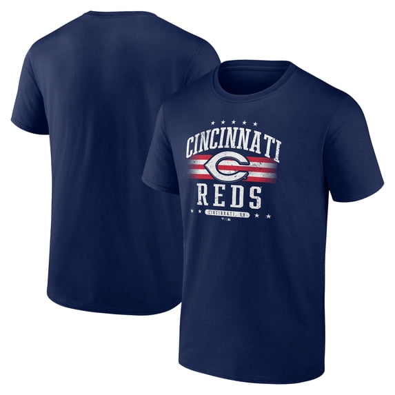 Men's Navy Cincinnati Reds Americana Team T-Shirt