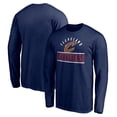 thumbnail image 1 of Men's Navy Cleveland Cavaliers Team Arch Knockout Long Sleeve T-Shirt, 1 of 3