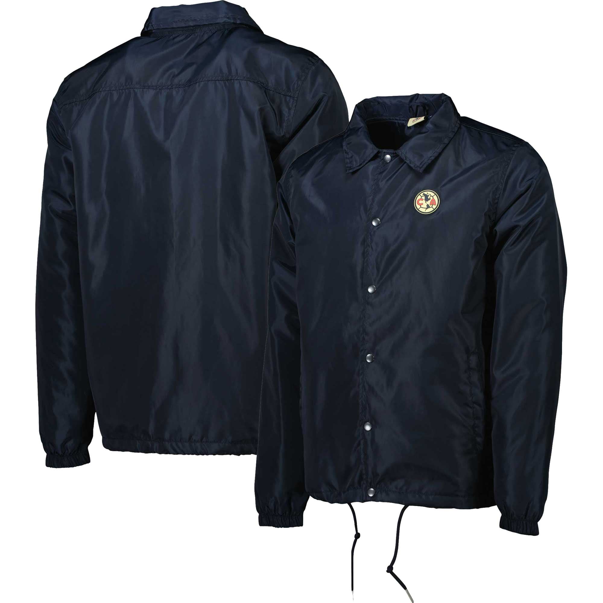 Men's Navy Club America Coaches FullSnap Jacket