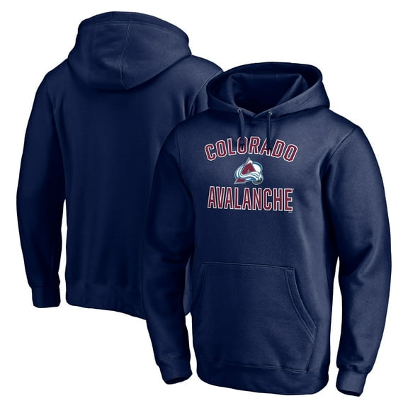 Men's Navy Colorado Avalanche Victory Arch Pullover Hoodie