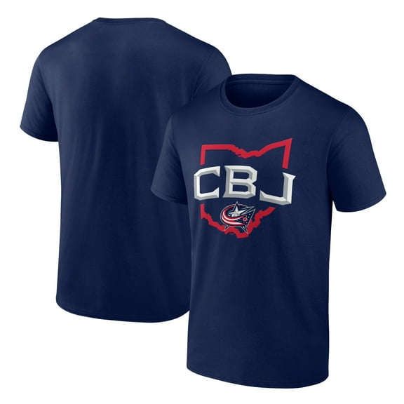Men's Navy Columbus Blue Jackets Represent T-Shirt
