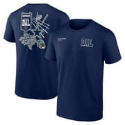 Mens Navy Dallas Cowboys Split Zone T-Shirt