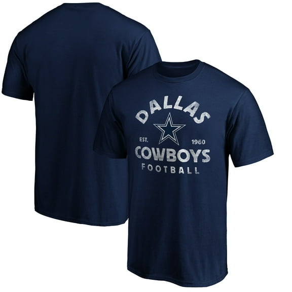 Men's Navy Dallas Cowboys Vintage Arch T-Shirt