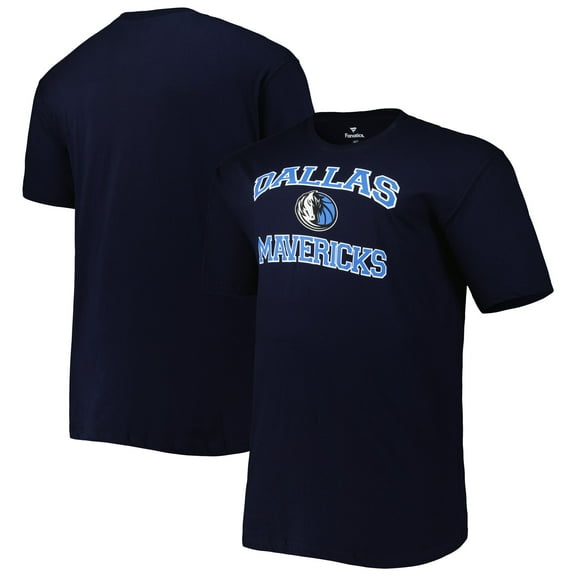Men's Navy Dallas Mavericks Big & Tall Heart & Soul T-Shirt