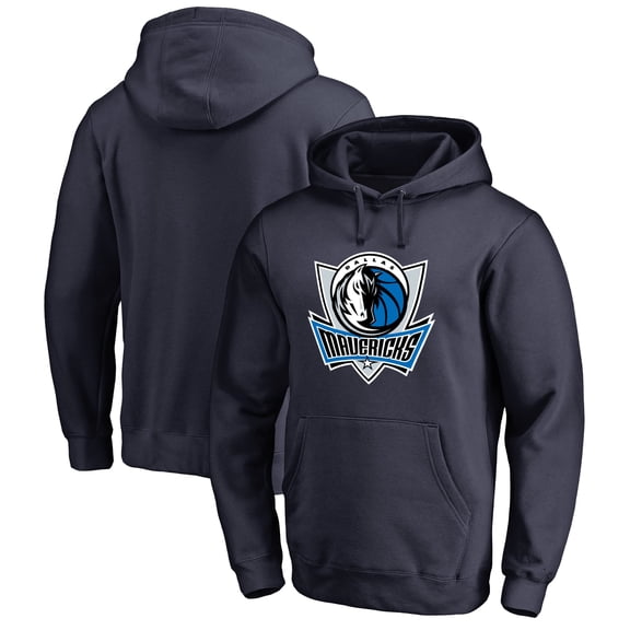Men's Navy Dallas Mavericks Primary Logo Pullover Hoodie