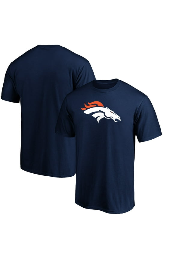 Men's Fanatics Navy Denver Broncos Primary Logo T-Shirt