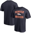 thumbnail image 1 of Men's Navy Denver Broncos Victory Arch T-Shirt, 1 of 3