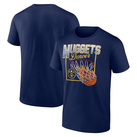Men's Navy Denver Nuggets Alley Oop T-Shirt