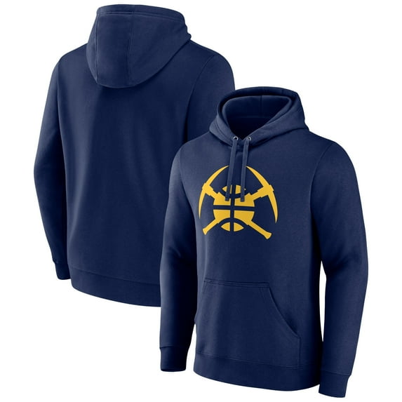 Men's Navy Denver Nuggets Alternate Logo Pullover Hoodie