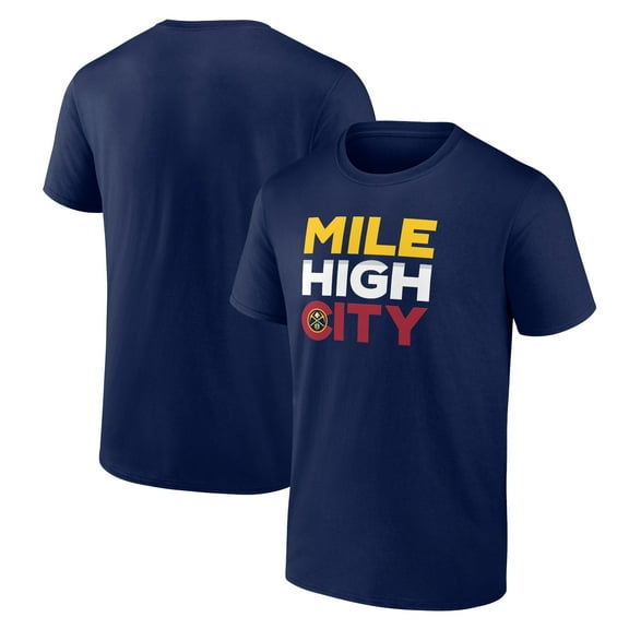 Men's Navy Denver Nuggets Pick & Roll Coverage T-Shirt