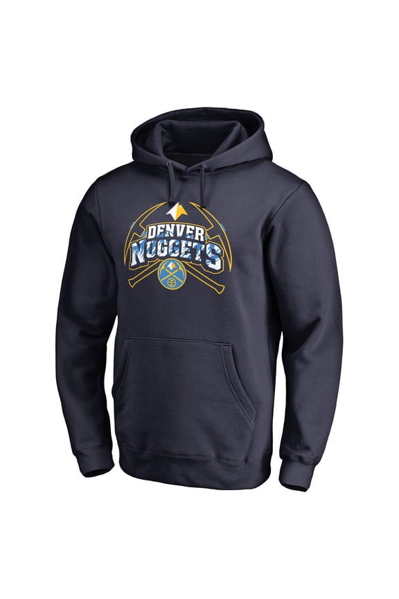 Men's Navy Denver Nuggets Pickaxe Hometown Collection Pullover Hoodie