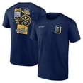 thumbnail image 1 of Men's Navy Denver Nuggets Split Zone T-Shirt, 1 of 3