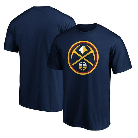 Men's Navy Denver Nuggets Team Primary Logo T-Shirt