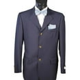 thumbnail image 1 of Men's Navy Designer Fashion Dress Casual Blazer By Alberto Nardoni Brand Designer, 1 of 4