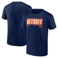 thumbnail image 1 of Men's Navy Detroit Tigers Blocked Out T-Shirt, 1 of 3