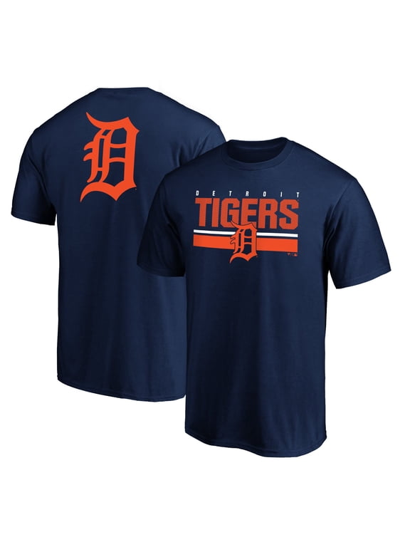 Men's Navy Detroit Tigers End Game Team Wordmark T-Shirt