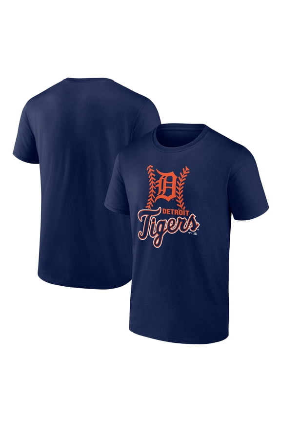 Men's Navy Detroit Tigers Fastball T-Shirt