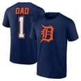 thumbnail image 1 of Men's Navy Detroit Tigers Father's Day #1 Dad T-Shirt, 1 of 3