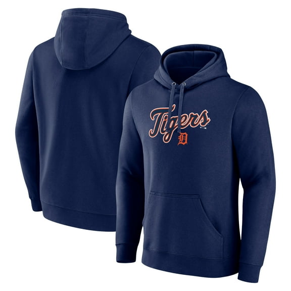 Men's Navy Detroit Tigers Series Sweep Pullover Hoodie