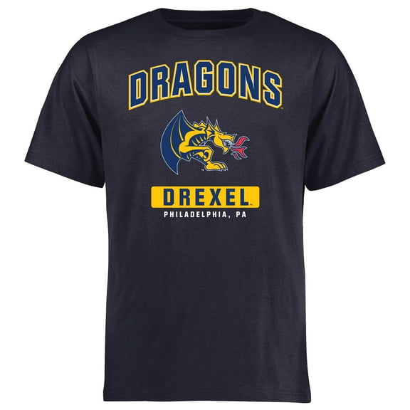 Men's Navy Drexel Dragons Campus Icon T-Shirt