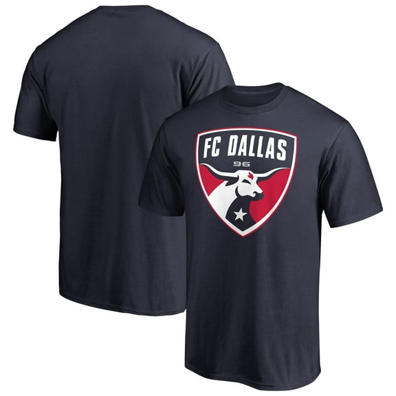 Men's Navy FC Dallas Primary Team Logo T-Shirt
