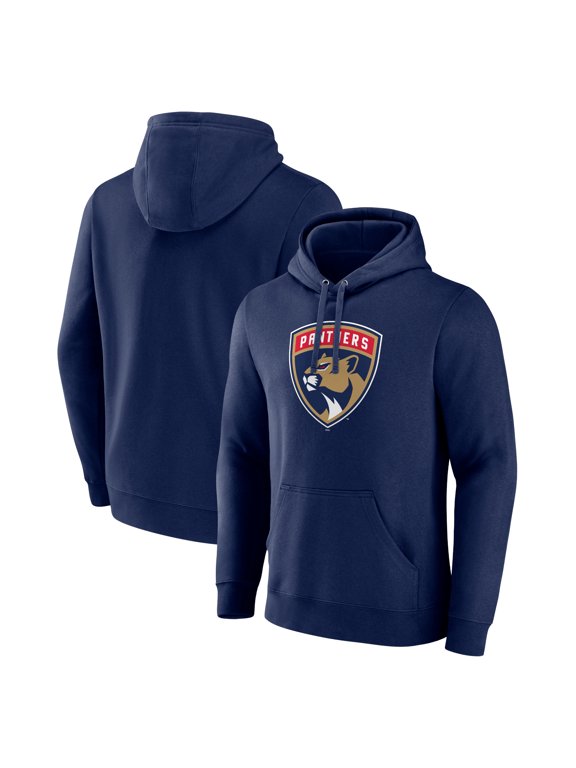 Men's Navy Florida Panthers Primary Logo Pullover Hoodie