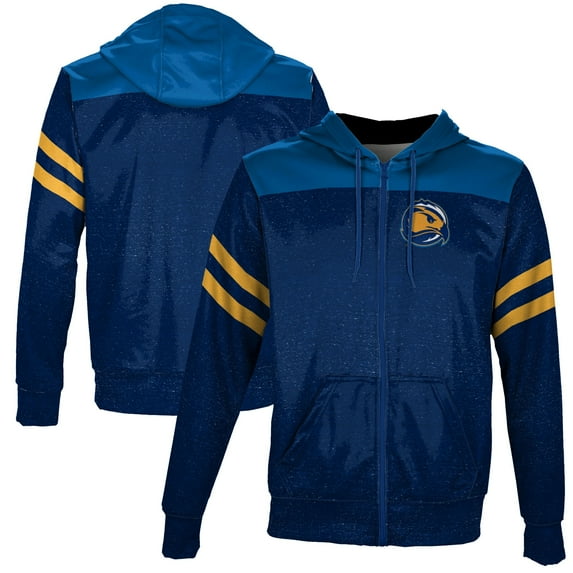 Men's Navy Fort Lewis College Skyhawks Full-Zip Hoodie