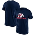 thumbnail image 1 of Men's Navy Fresno State Bulldogs Campus Team T-Shirt, 1 of 3