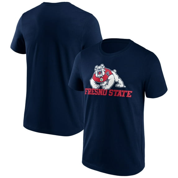Men's Navy Fresno State Bulldogs Campus Team T-Shirt