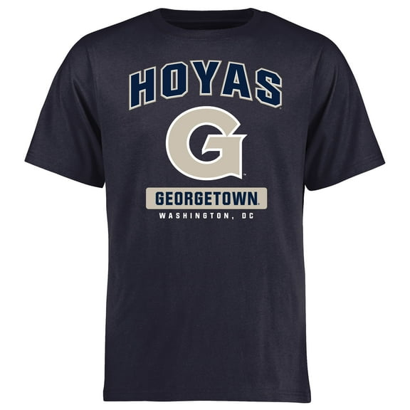 Men's Navy Georgetown Hoyas Campus Icon T-Shirt