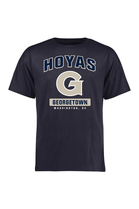 Men's Navy Georgetown Hoyas Campus Icon T-Shirt